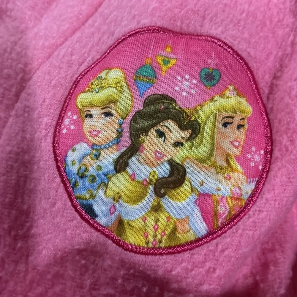 Disney Princess pink fleece robe Size 3T